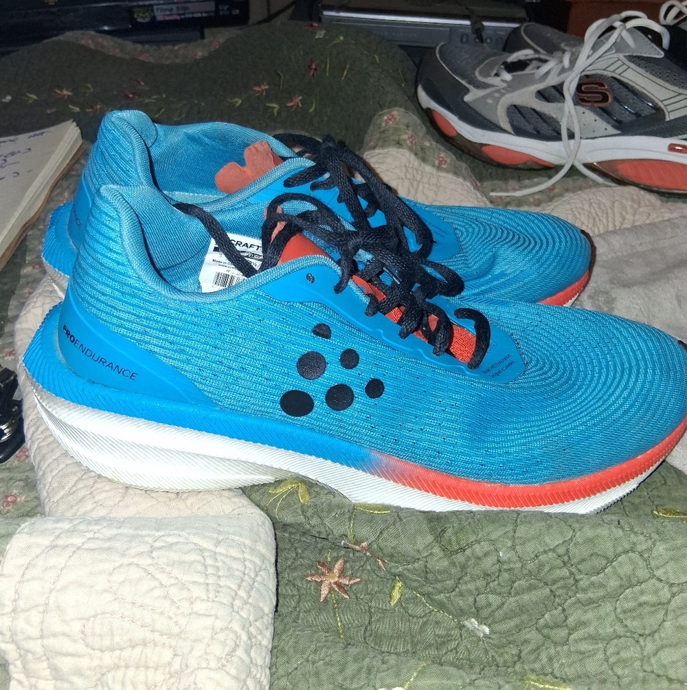 Craft Blue and Orange Men's Athletic Shoespro Enderance
